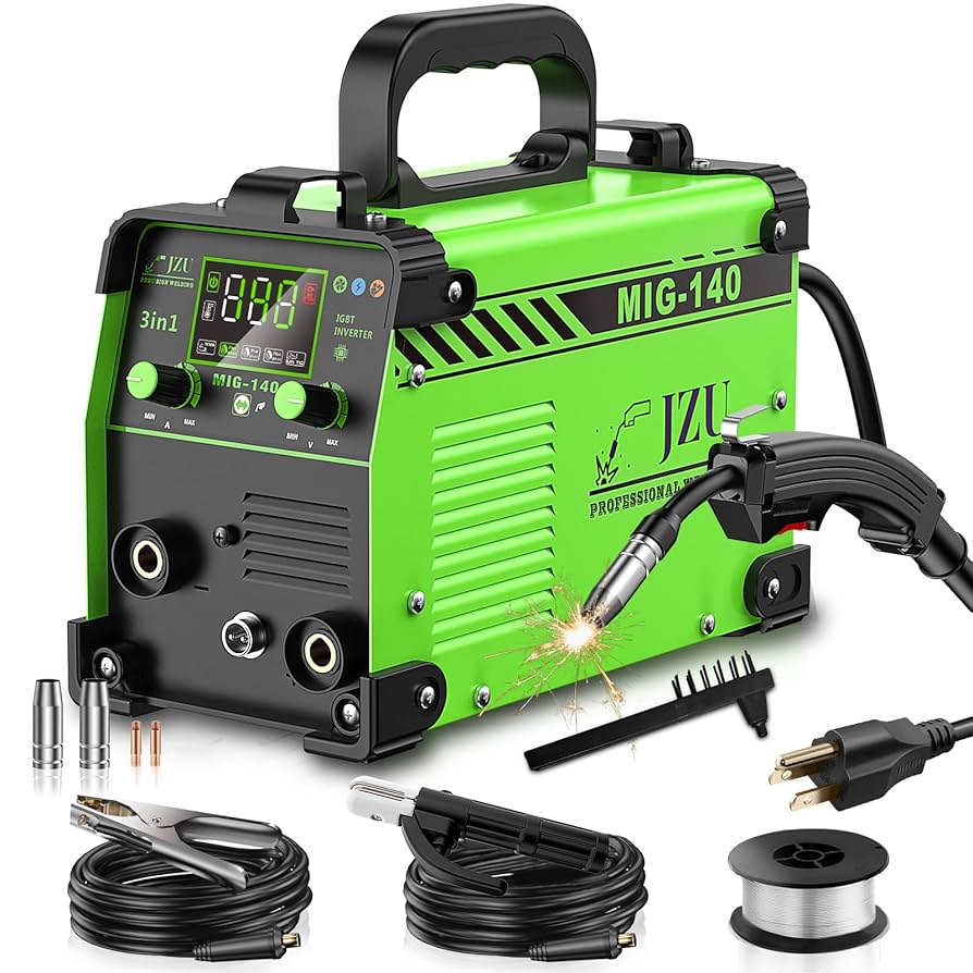 140A Mig Welder, 110V Flux Core Welding Machine/Stick/Lift