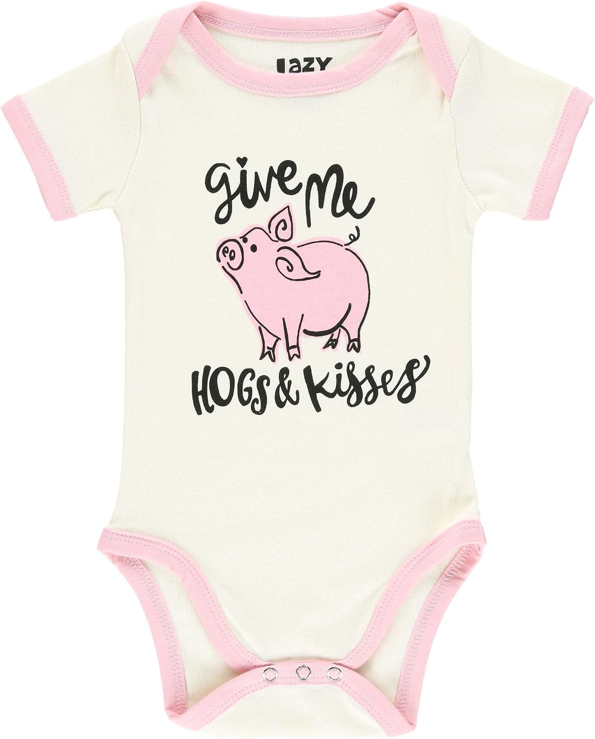 Lazy One Cute Unisex Baby Bodysuit, Cute Animal Designs