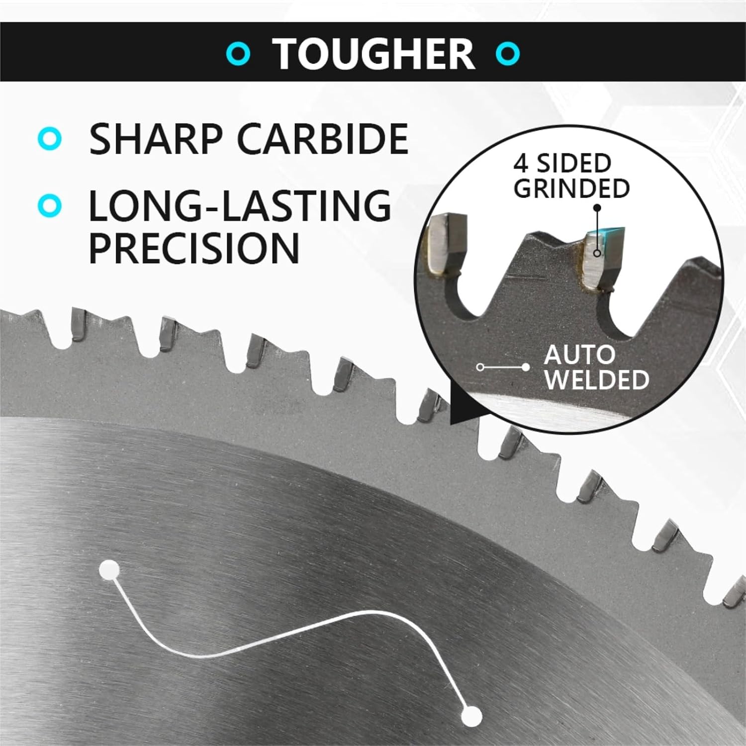 1PC Metal Cutting Blade 355mm(14 Inch) x25.4mm 66 90T Carbide Circular Saw Blade for Aluminum Iron Steel Metal Cutting(355x2.6x2.0x25.4x90T)