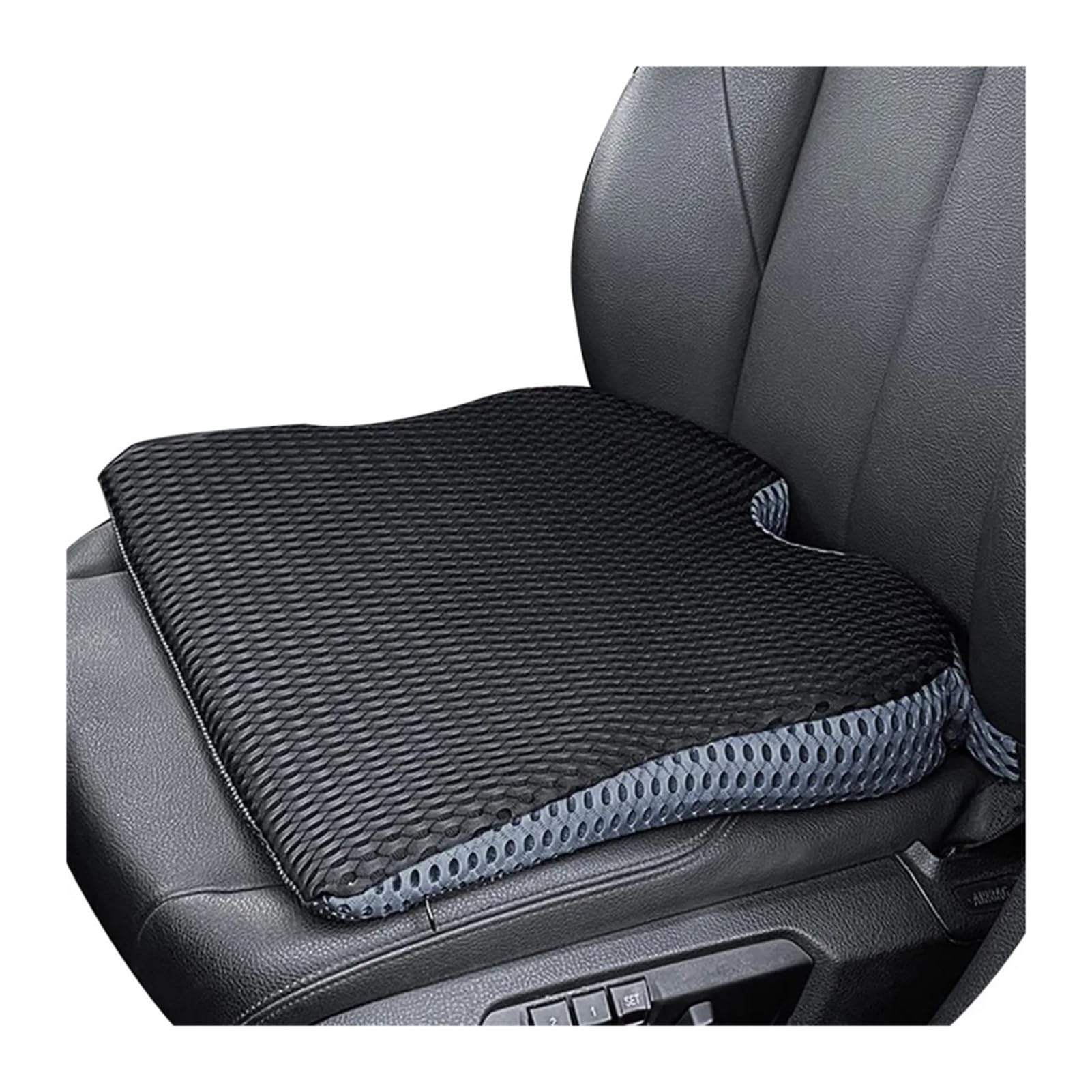 Rynzo scar seat cushion Memory Foam Tailbone Support Wedge Seat Pad(Black)