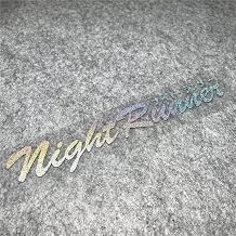 Night Runner Car Styling and Decals Vinyl Auto Rear Windshield Window Door Decorate Stickers Applique 55x10cm, Star Laser