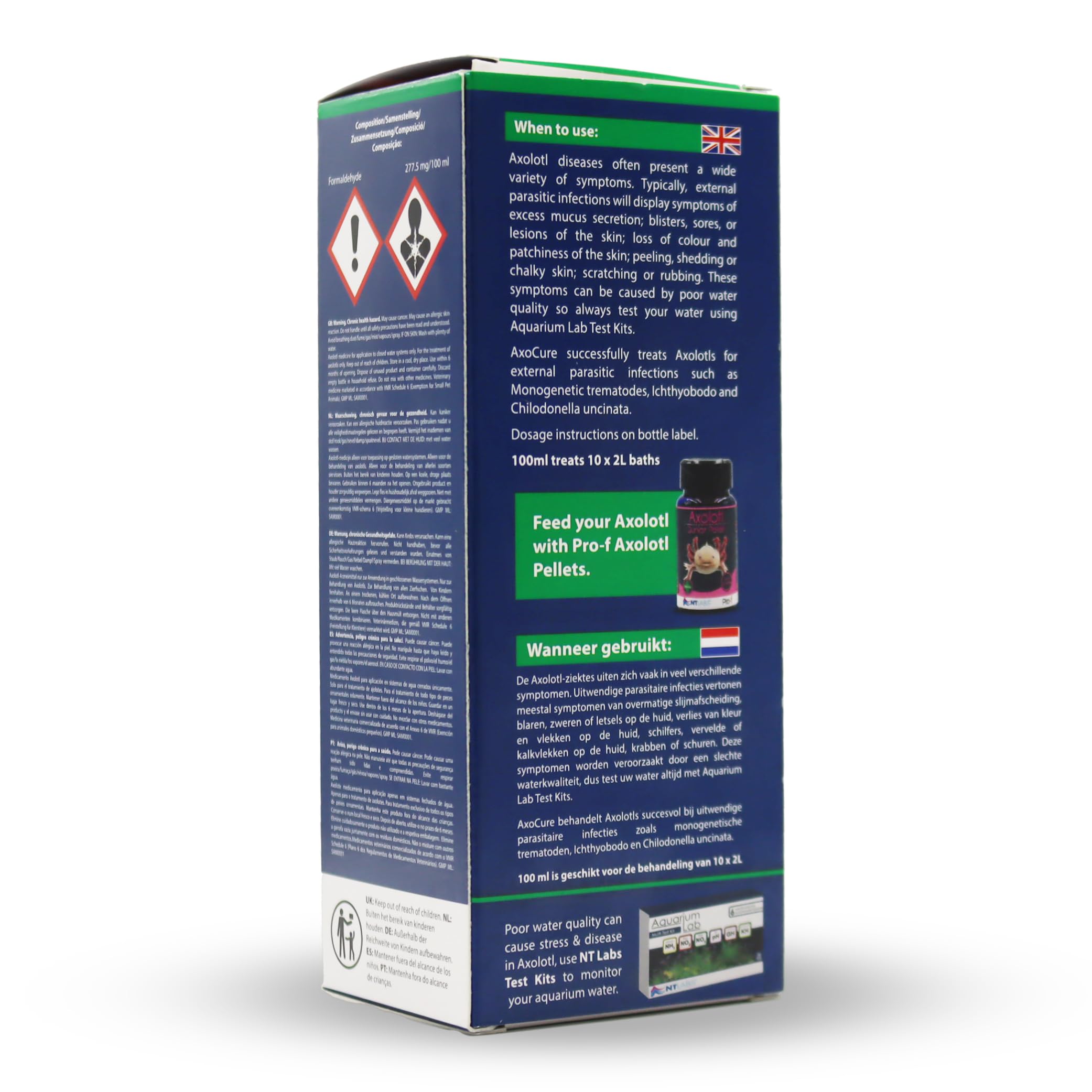 NT Labs AxoCure Treats Axolotls For External Parasitic Infections Including Mongenetic Trematodes - Image 2