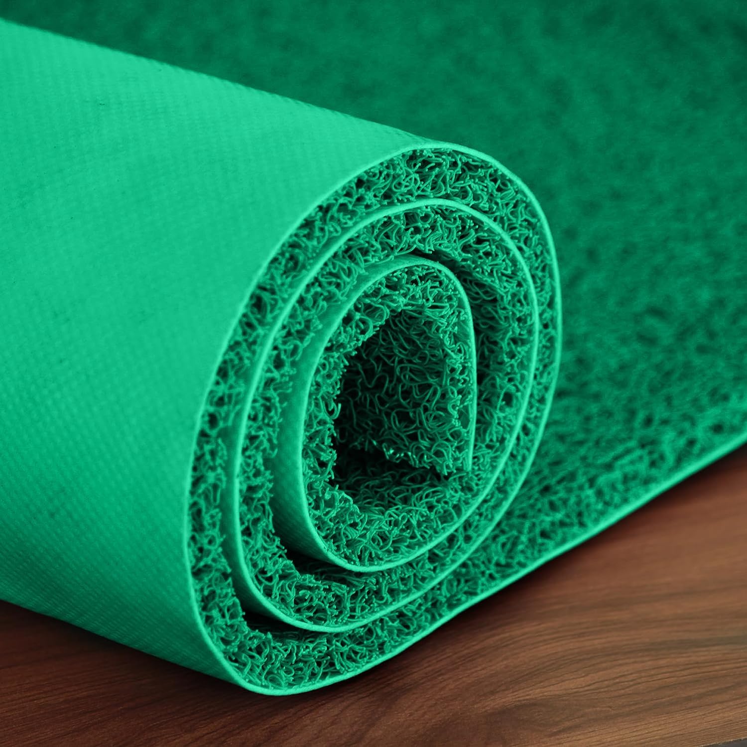 LifeKraftsCushion Noodle Floor Mat for Entryways| Dirt/Mud Trapper | 4ft x 6ft Green | Heavy Duty Waterproof Indoor/Outdoor Floor Mat for Entry, Entrance, High Traffic Areas, Easy to Clean