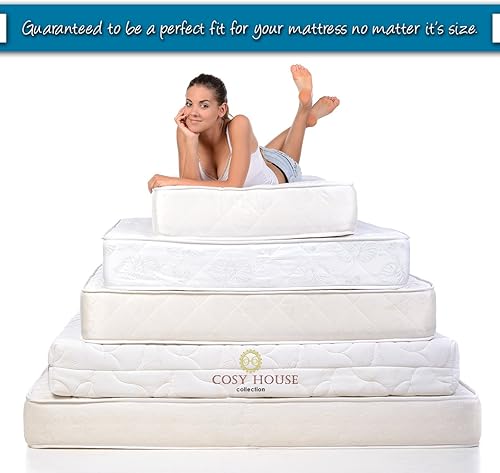 Vista 93 de Cosy House Collection - Juego de sábanas de hotel supersuaves y lujosas Sábanas de hotel supersuaves, frescas y sin arrugas Series 1500 Azul