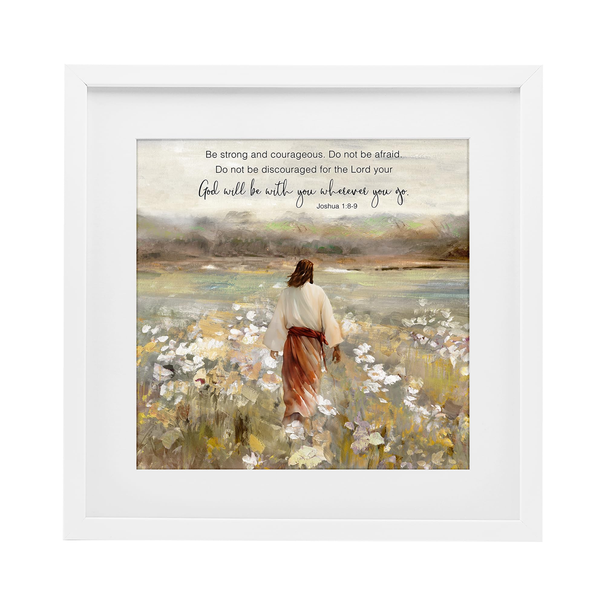 'God With You Wherever'| Framed Print Under Glass