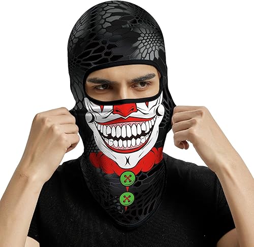 Miniatura 2 de 3 pasamontañas de esquí para motocicleta, máscara de cara completa al aire libre, capucha táctica para la cabeza, máscara unisex para ciclismo,