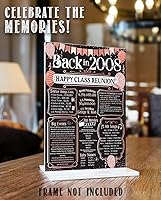 Vista 322 de Lone Star Art 66ª Reunión de Graduados (Sesenta y seis) Decoración en Oro - Recordando El Año - Clase de 1959 - Póster Sin Marco de 11x14 - Globos