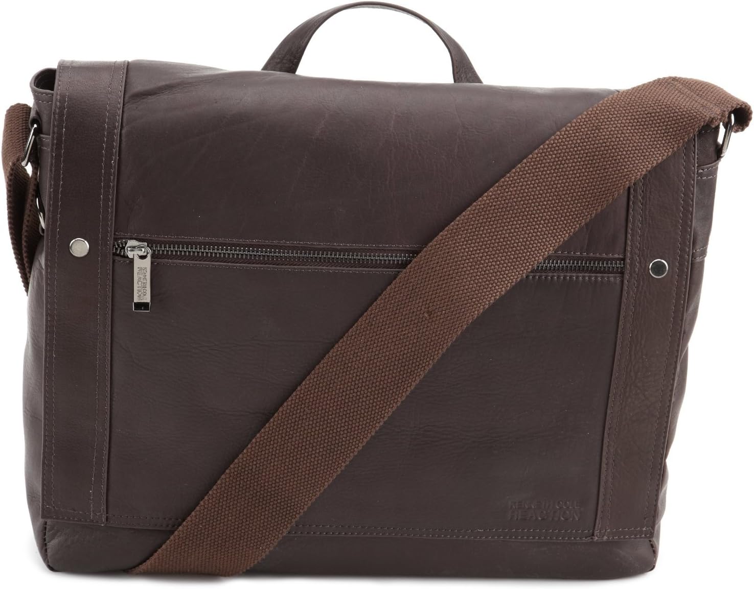 Kenneth Cole REACTION Busi-Mess Essentials Messenger Bag in Brown