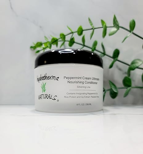 Miniatura 3 de Hydratherma Naturals Crema de menta de menta definitiva acondicionador nutritivo 8 oz