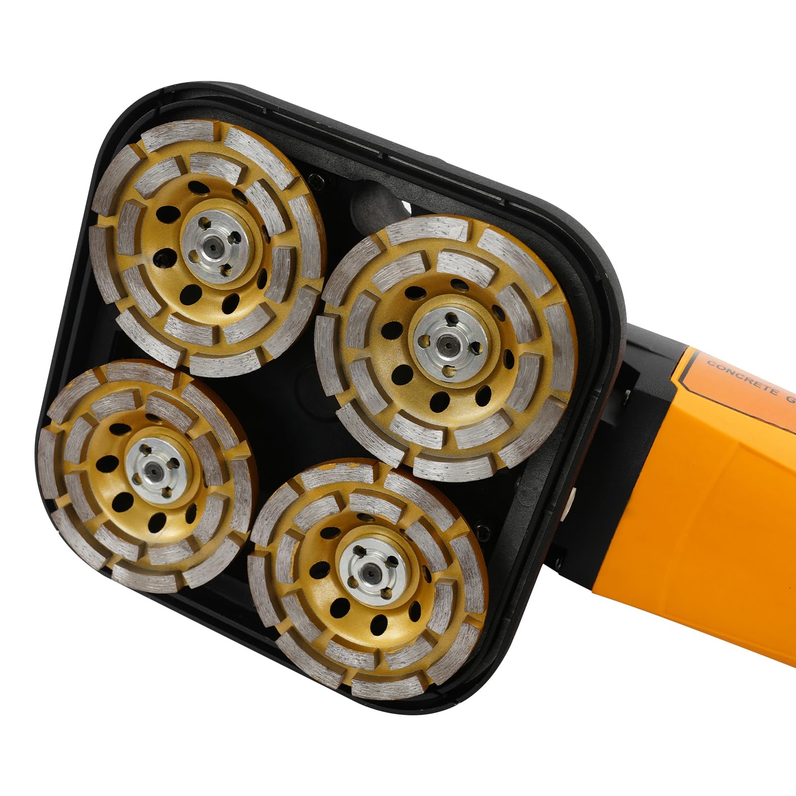 Levigatrice per calcestruzzo, 3800 W, con asta di prolunga e ruote