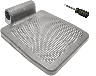 Universal Wheelchair Footplate - Replacement Parts, Foot Rest,fits Drive Blue Streak,Silver Sport 1-2, Cruiser III,Other Wheelchairs with Elevating or Elevated Leg Rests and Footplates, (1Ea, Black)