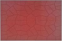Vista 7 de RevTime Dual-Side Garden Rubber Paver 16"x16" for Patio Paver, Step Stone and Walk Way, Safety Rubber Tile Red (6 PCS per Pack)
