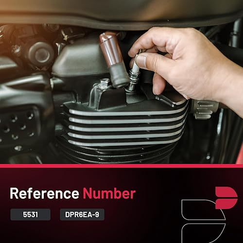 Miniatura 57 de BDFHYK Juego de 4 bujías de iridio compatibles con CL EL Integra 200 Sebring Avenger Caliber Journey Accord Civic Odyssey Compass Soul Spectra B2600