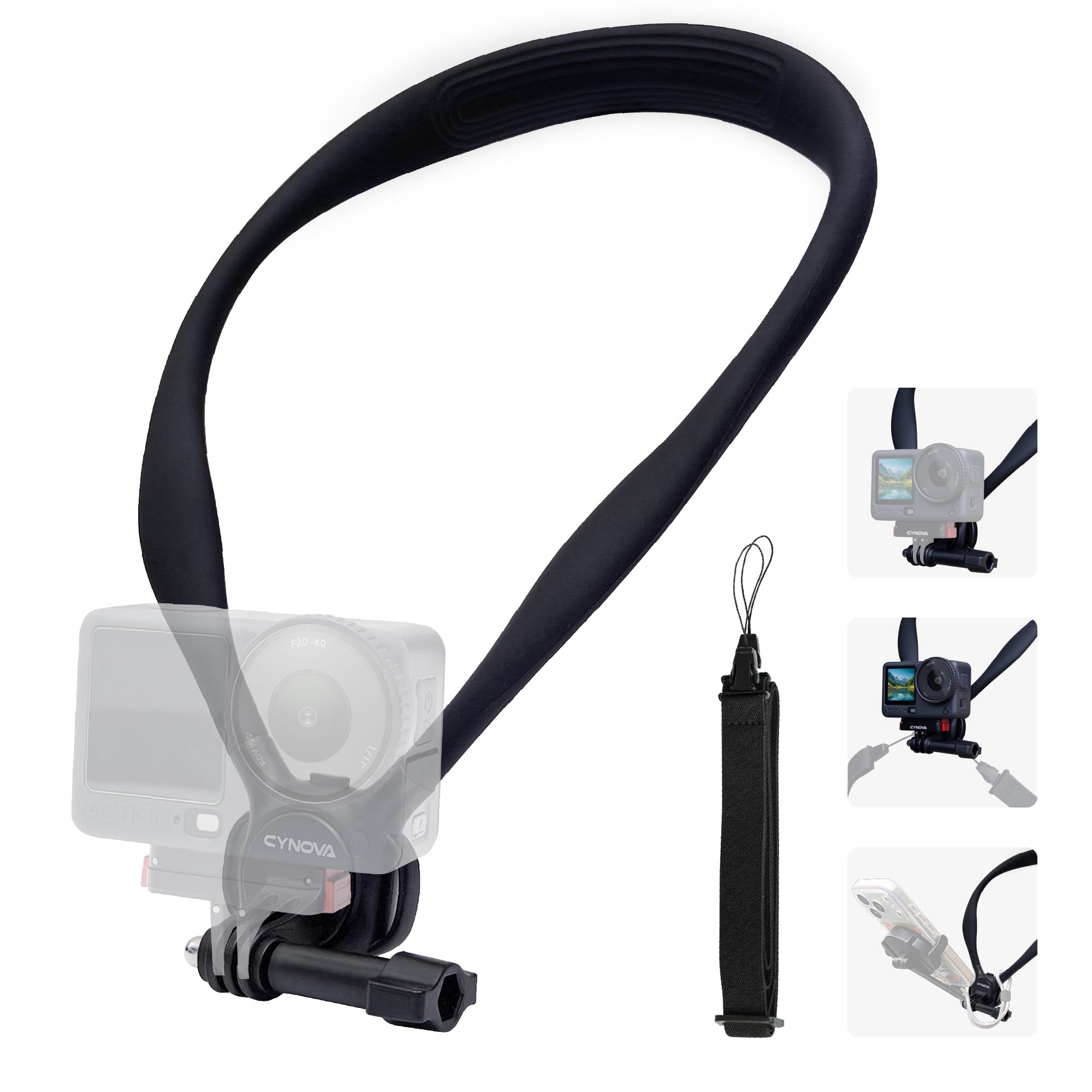 Amazon | CYNOVA Osmo Action 6 ネックレスマウント 対応 DJI Osmo