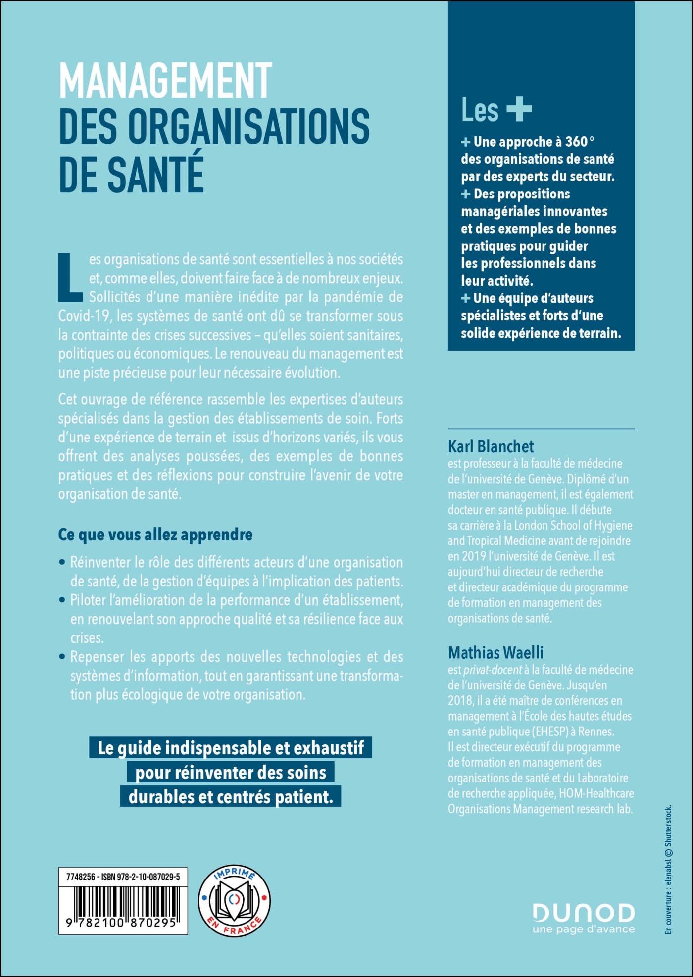 Management des organisations de santé: De la théorie à la pratique