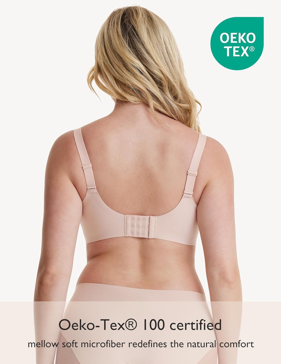 COMFELIE Wireless Bras for Women with Support and Lift No Underwire Comfy Bralettes Full Coverage Everyday Bra - Image 4