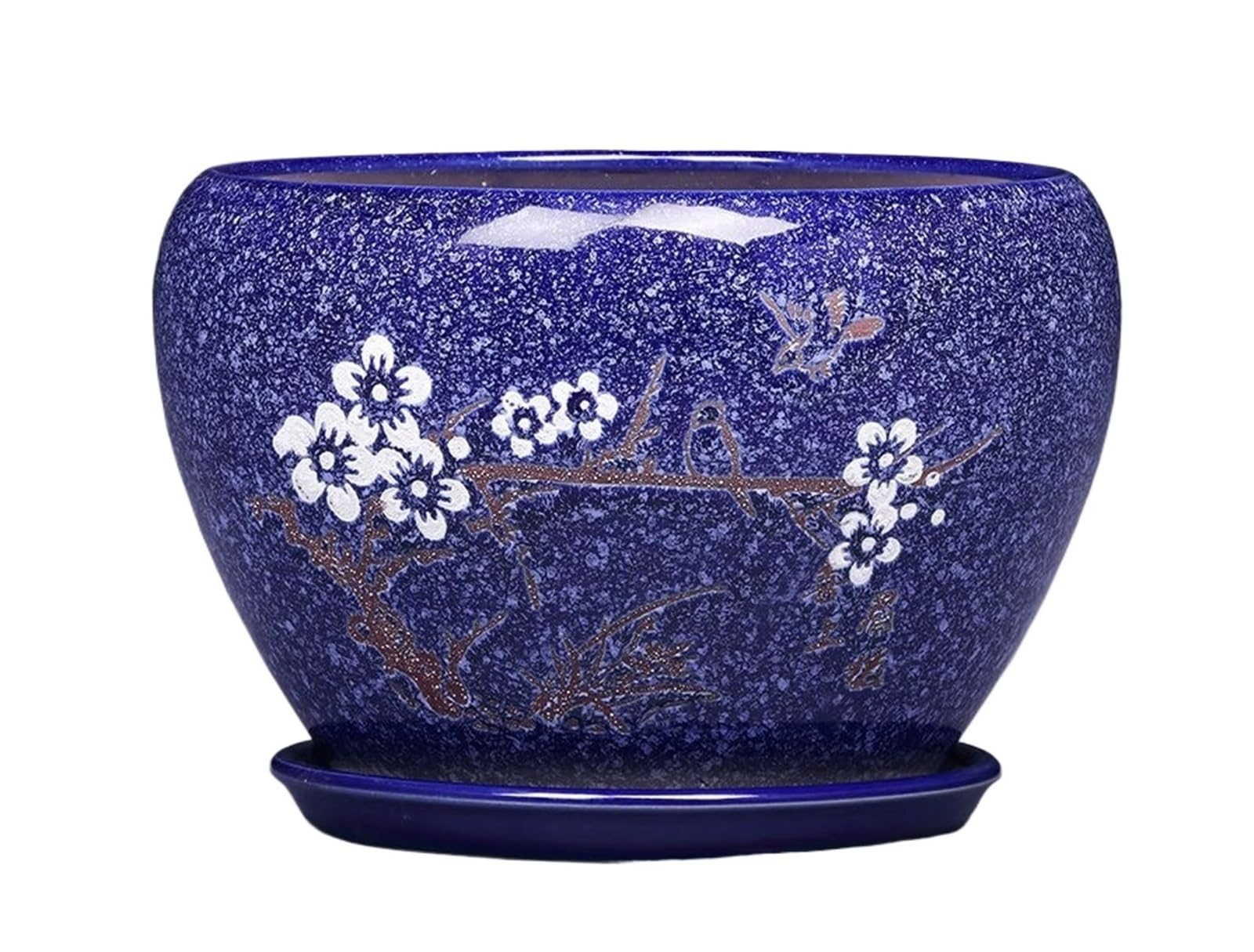 guiling-1986 Pots for Plants Outdoor Flower Pots Indoor Plants with Drainage Holes & Saucer Flower Pot
