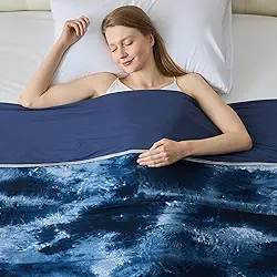 Cobertor refrescante para quem dorme quente, tamanho 127 x 178 cm, cobertor frio de verão absorve o calor para manter o corpo fresco para suores noturnos, cobertores frios leves e respiráveis