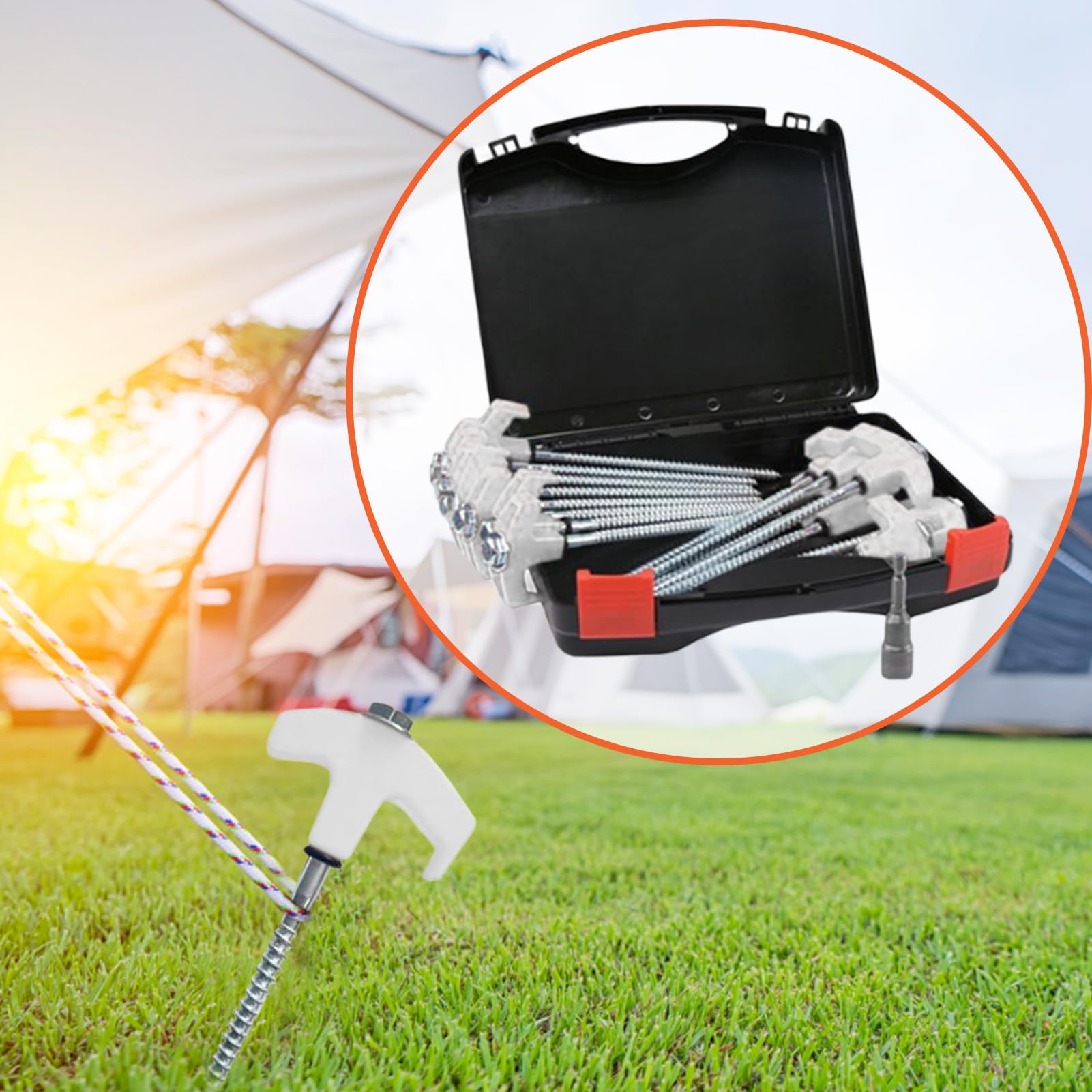 Estacas Para Camping 10 Piezas De Piquetas Para Toldo
