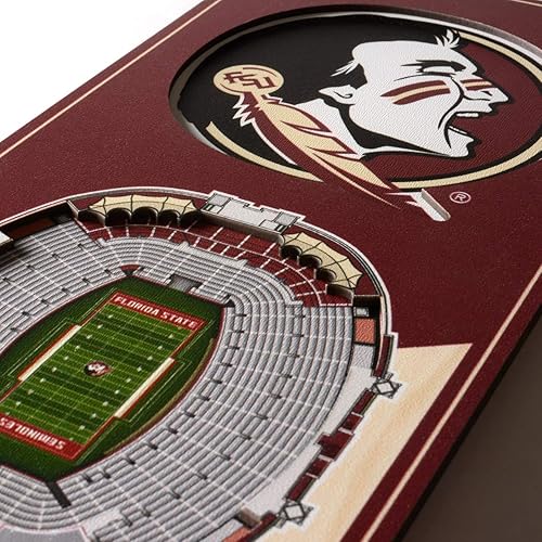 Miniatura 3 de YouTheFan NCAA Florida State Seminoles 3D Stadium 6x19 - Estadio Doak Campbell