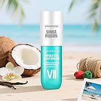 Vista 5 de 3 onzas líquidas de niebla para el cabello y spray corporal para mujer, Eau de Parfum, perfume de aroma Sunshine Beach No.7, perfume de flor