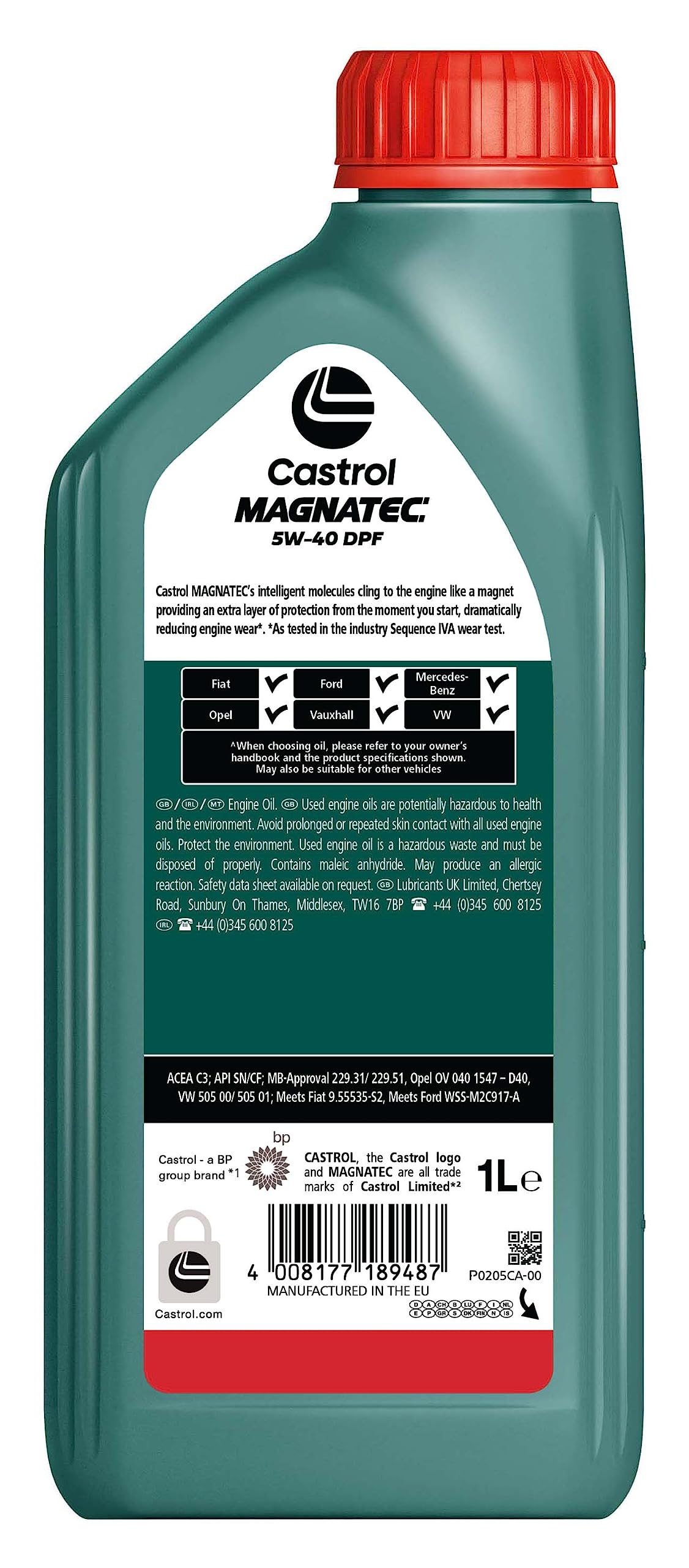 Castrol MAGNATEC 5W-40 DPF Motoröl, 1L – Ansicht 4