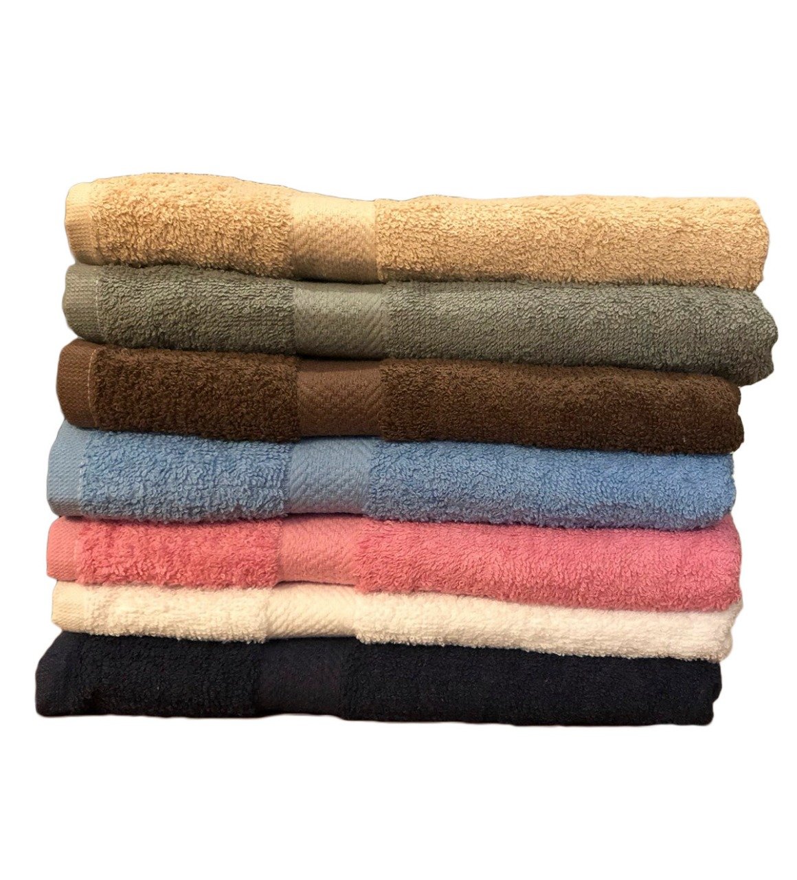 ECO Towels 6-Pack Bath Towels - Extra-Absorbent - 100% Cotton - 27" x 54" - Towels for Bathroom - Extra Large Bath Towel Shower Towels