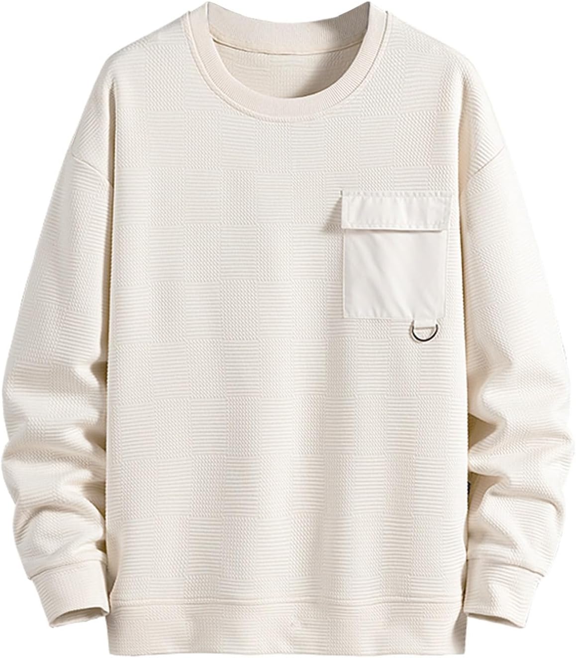 Homme Gu00e9nu00e9rique Pull D'hiver Homme - Pulls En Tricot Pour Homme U00e0 Manches Longues Col Rond Pull Long Demi-Saison Couleur Unie Sweater Casual Coupe - Hautes En Maille Pulls Ras Du Cou