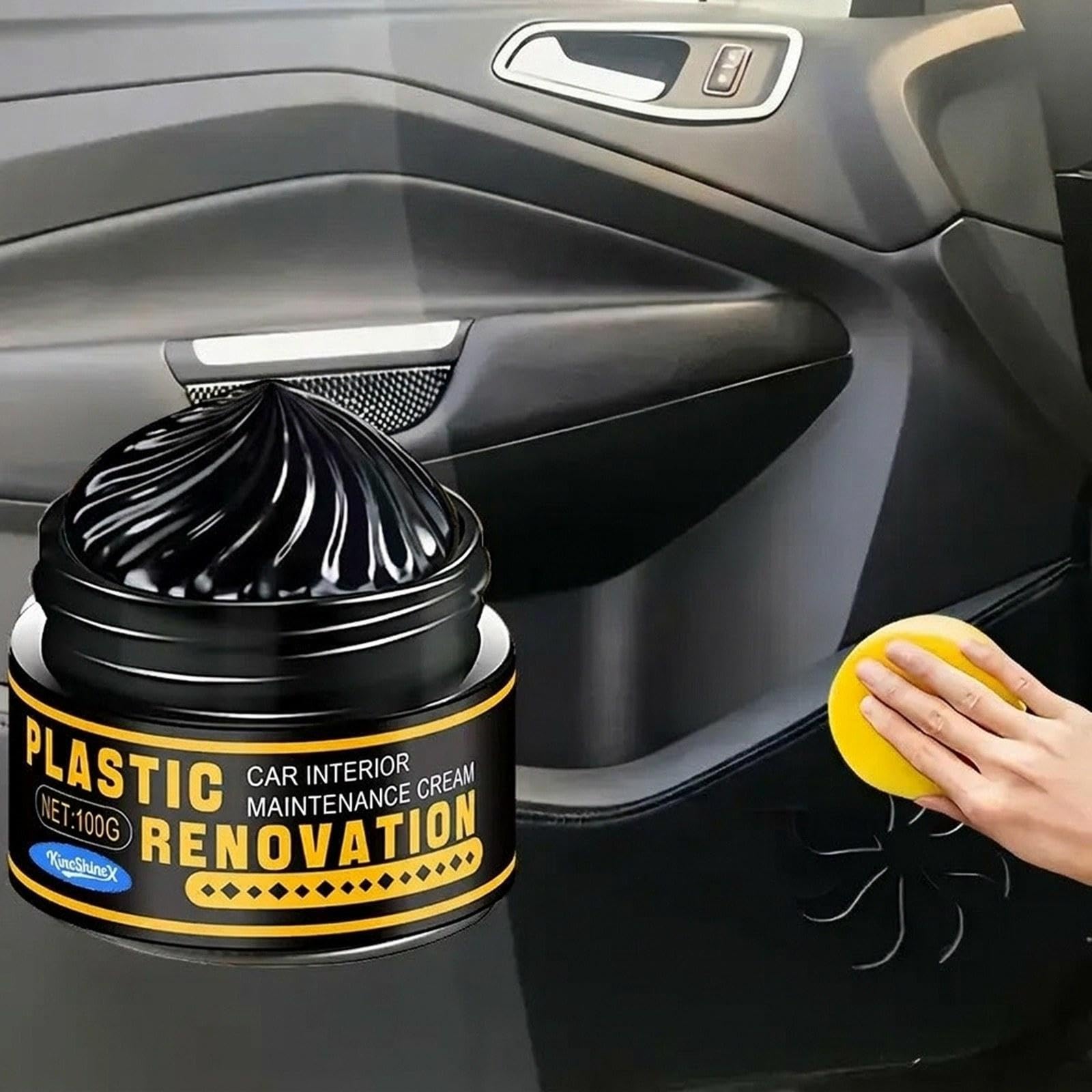 6X Pasta Restauradora de Neumáticos para Autos Crema Pulidora Restauradora Protección Prolongada Fácil Aplicación Adecuada para Autos Camionetas Motos