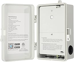 DEWENWILS Pool Timer, WiFi Timer Switch, Heavy Duty 40A 120-277 VAC 2HP, Compatible with Smart Phone, Alexa, Google Assistant, ETL Listed