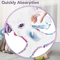 Vista 6 de XPCARE Pañales reutilizables para perras, 4 paquetes absorbentes, a prueba de fugas para perras hembras (talla L)