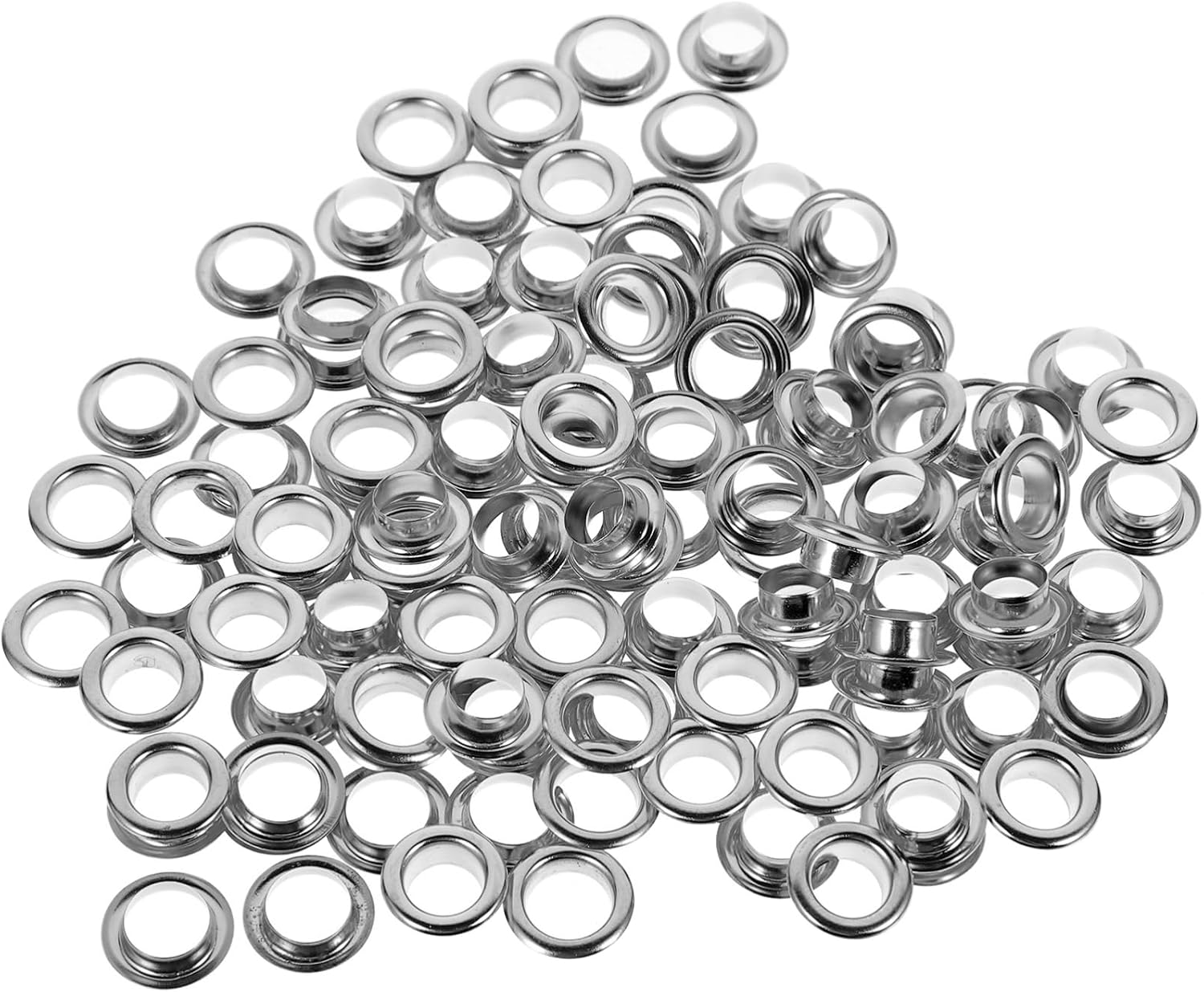 STOBOK 150sets Double-Sided Eyelets Grommet Kit for Bags Shoes and Clothing Fasteners Inner Easy to Install for Various Craft Projects