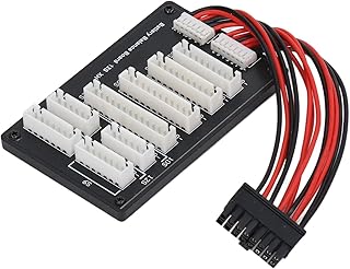 Okuyonic Placa de carregamento paralela, PCB economiza tempo, ótima adaptação placa de carregamento paralela fácil instalação 12S XH para campo de energia para modelo de avião