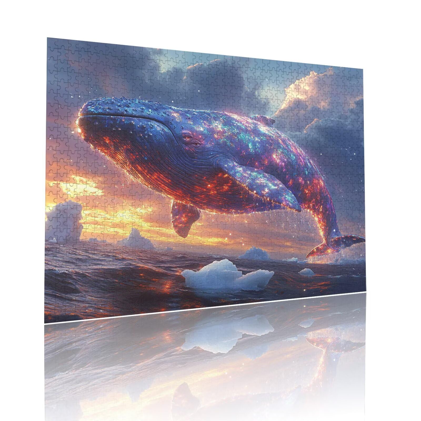 Puzzle Erwachsene 3000 Teile Wal Traum Educa Jigsaw für Kinder ab 8 Jahren Mädchen Jungen, Erwachsene Impossible Klassische Puzzles Schwer, Anspruchsvoll Spielspaß, Als Familienspiel 81x122cm t-384