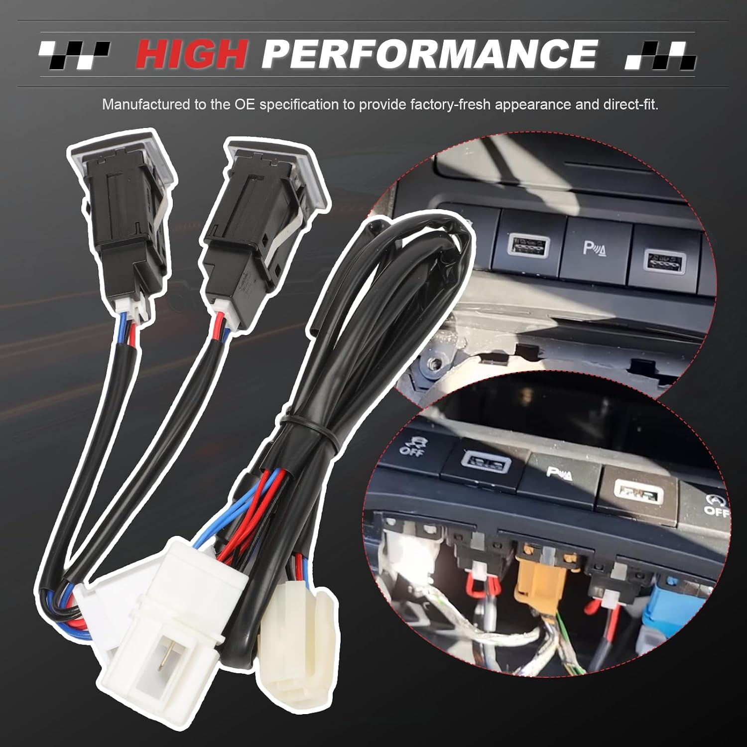 USB QC3.0 Charger PD for Jetta MK6 2010-2014, Golf GTI R-Line MK5 MK6 2006-2013, Touran 2011-2015, Scirocco 2008-2014