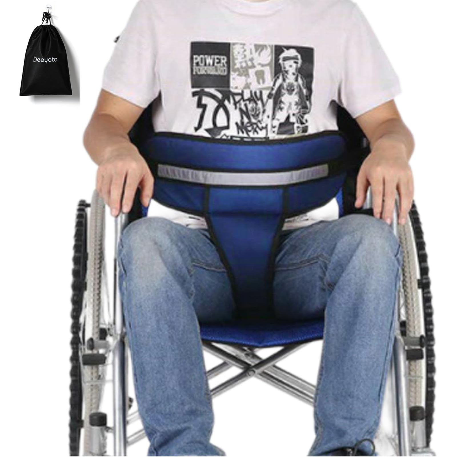 Amazon | DEEYOTA 車いすシートベルト 介護用 車椅子用 安全ハーネス