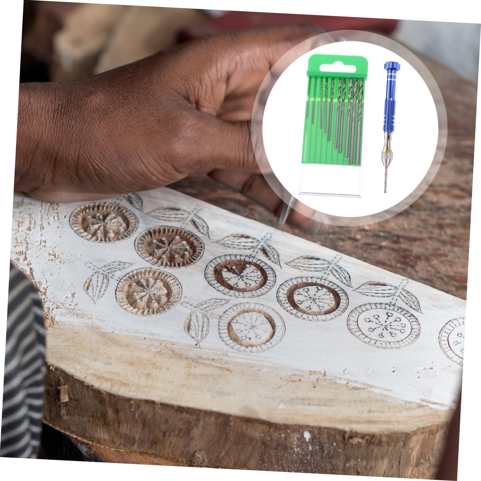 Didiseaon 3 Sets Manual Drill Watch Small Drill Bits Pcb Drill Bits Jewelry Drill for Stones and Crystals Micro Drill Bits Pin Vise Pen Drill Pin Drill Craft Drill Zinc Alloy Hand Drill Mini