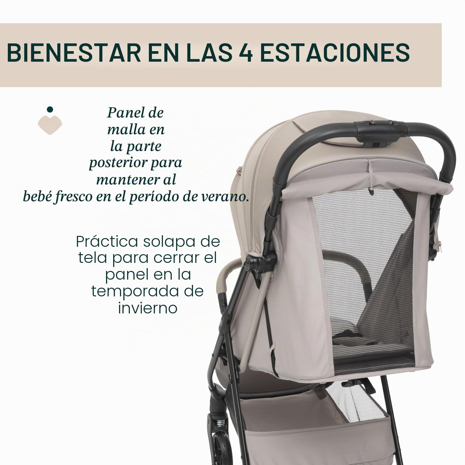 Chicco Silla de Paseo Ligera Taormina, Desde nascimiento hasta 22 Kg, Carrito Bebé, Plegado con una sola mano, Compacto y Ligero, Capota con Protección UV50+, Respaldo Ajustable y Reclinable, Beige