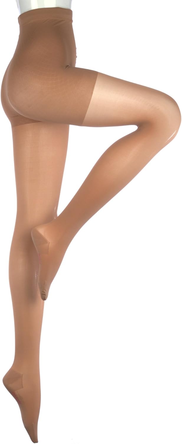 mediven Assure, 20-30 mmHg, Closed Toe, Compression Pantyhose - Beige, Medium, Standard