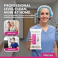 Vista 5 de Metrex CaviWipes - Toallitas desinfectantes no tejidas duraderas para superficies duras y no porosas en atención médica y laboratorio, pre-saturadas