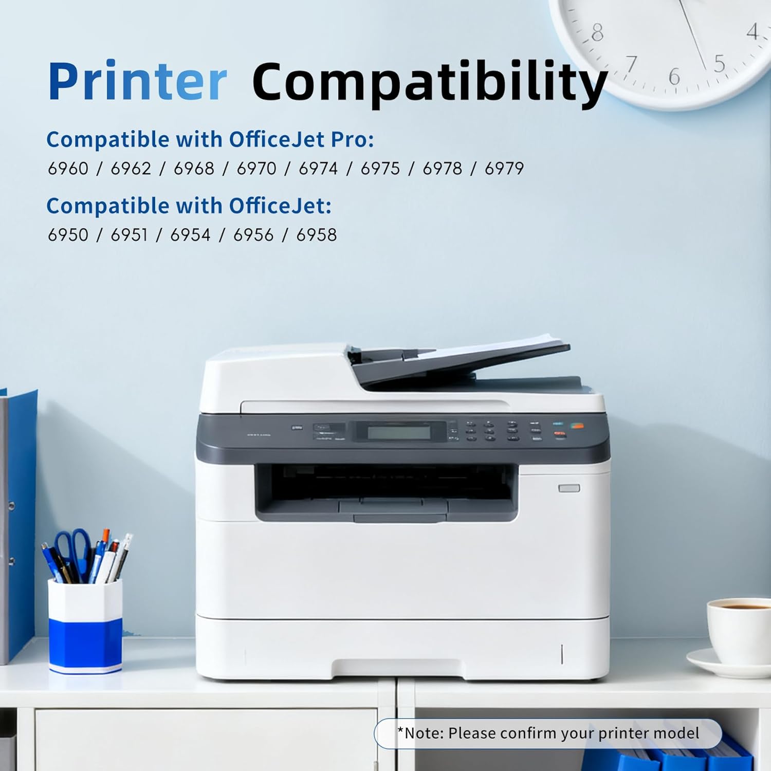 902XL High Yield Ink Cartridge Replacement for HP902XL HP902 902 XL Combo Pack Compatible with HP OfficeJet Pro 6960 6962 6968 6970 6974 6975 (Black Cyan Magenta Yellow 4 Pack)