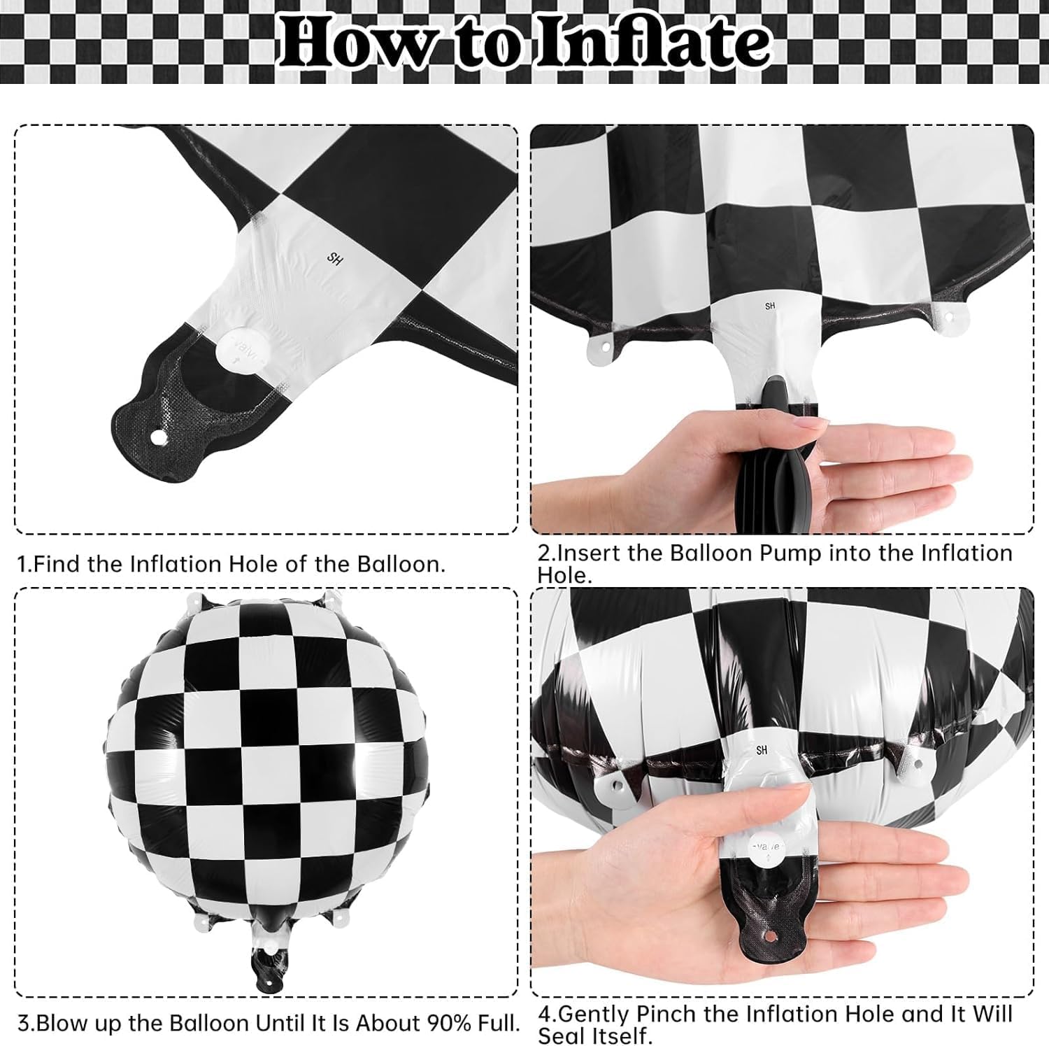 Verjaardag Ballonnen 9 Jaar Metallic Mix (6st