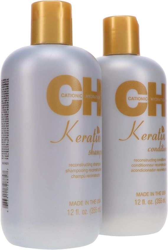 CHI Keratin Shampoo & Conditioner Set 12 OZ Each