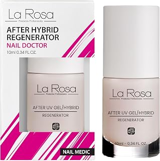La Rosa AFTER HYBRID/TIPS REGENERATOR - Intensive Treatment & Recovery for Damaged Nails After Gel Polish and Art Nails - 10 ml