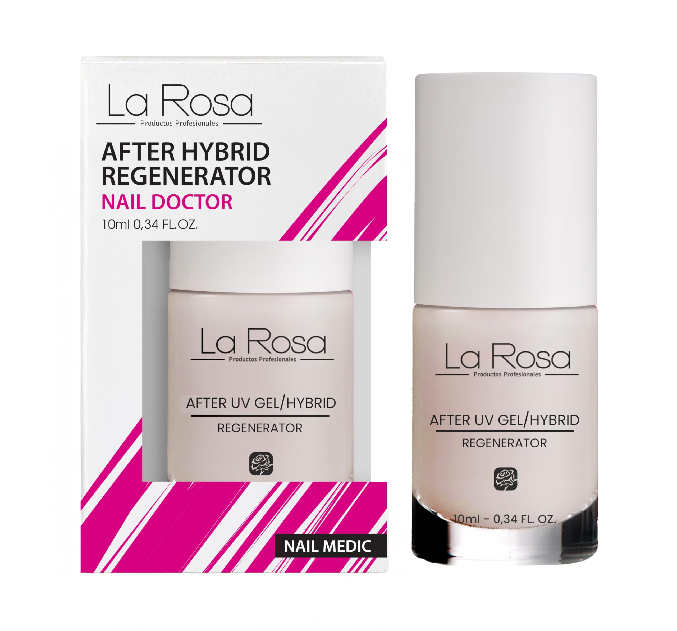 LaRosa Nail REGENERATOR AFTER Tips Hybrids UV Gel Soak Off Gel Nail Repair Treatment SERUM for nail REGENERATION after the removal of artificial nails,10 ml