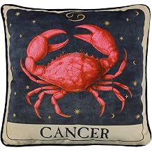 Ashland 16" Zodiac Pillow Cancer 16" x 16" Halloween Decor