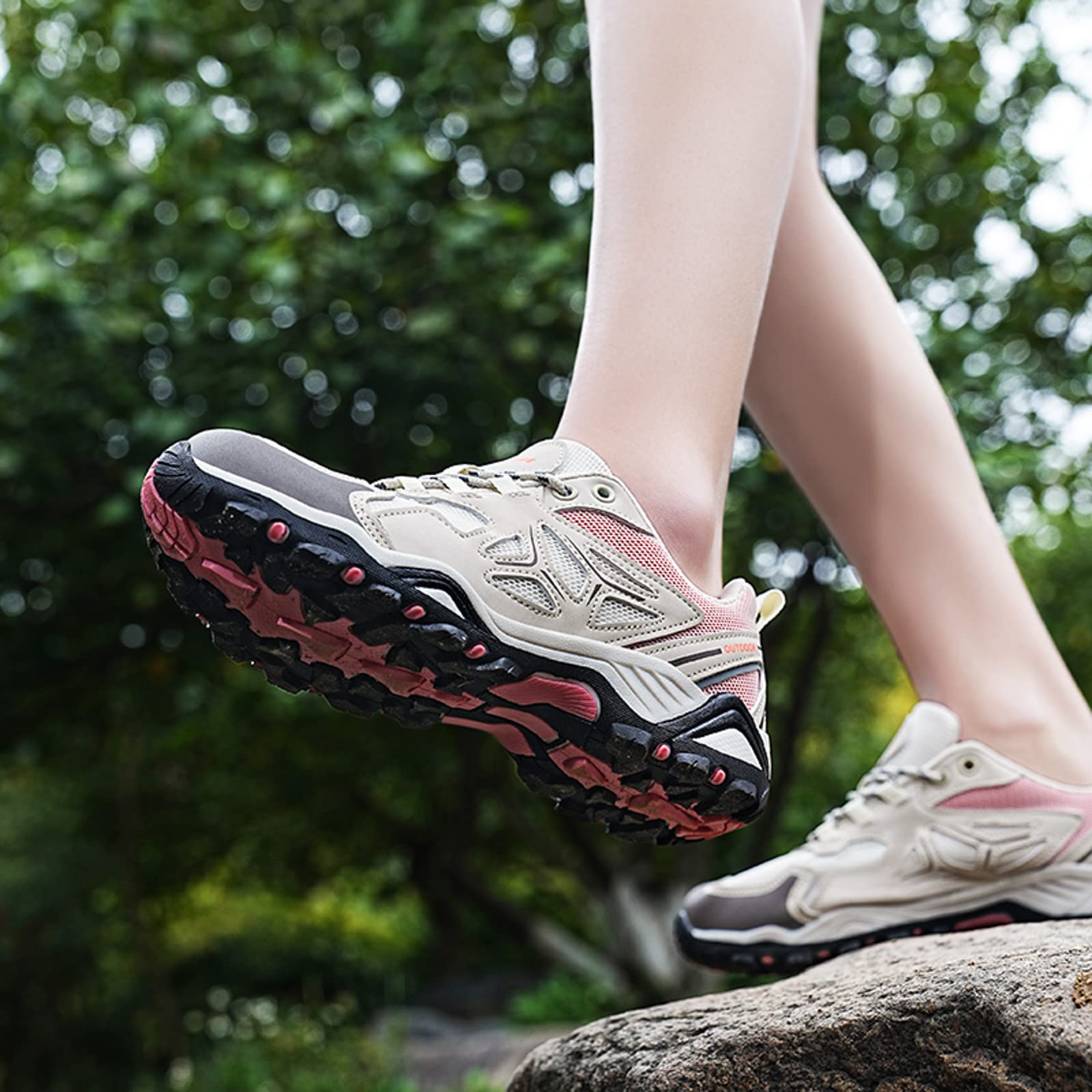 Zapatillas de senderismo para mujer, estilo casual, transpirables, con