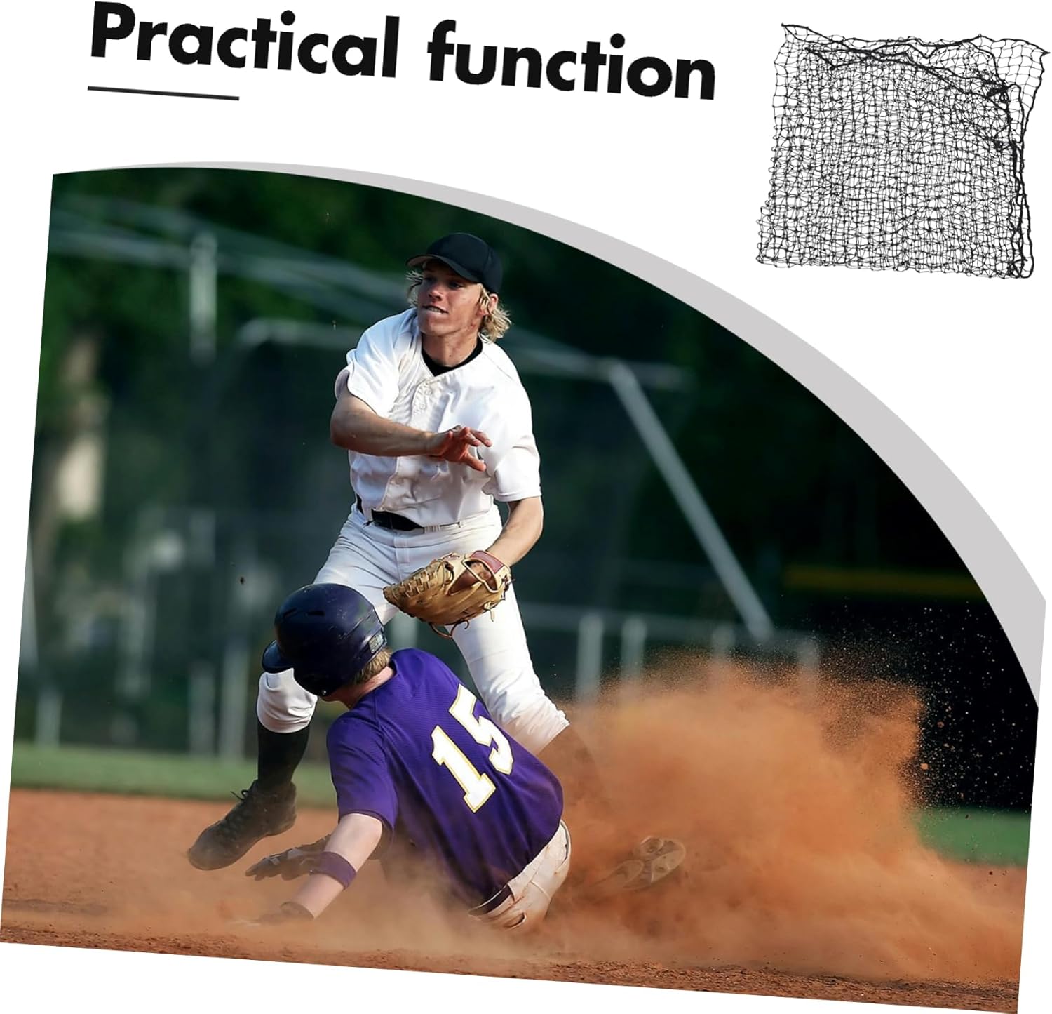 Maximize Efficiency Baseball Training Net Softball Hitting Mesh Practice Netting Safety Netting Easy to Carry and Store