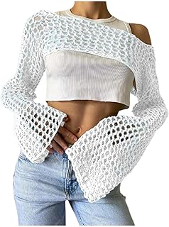 2025 "Seductor suéter de cuello redondo en color sólido con vaina hueca y mangas largas para mujer Vestido corto
