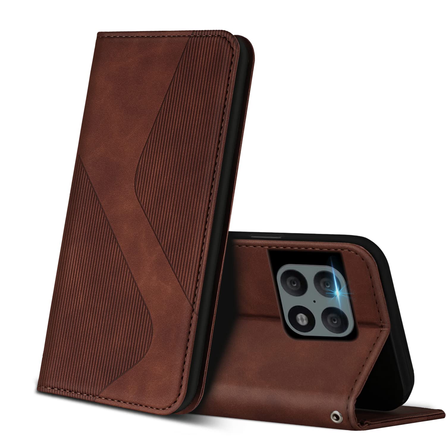 OKZone Funda Para OnePlus 10 Pro 5G, PU Cuero Flip Carcasa Fundas Móvil De Tapa Libro Caso Piel PU Para OnePlus 10 Pro 5G, Billetera Case Telefono Cubrir Móvil Phone Cover Con
